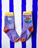 Smiley Blooms Kids Socks