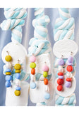 Splits Beaded Pearl Drops - Mustard and Hyacinth