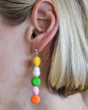 Komazawa Beaded Pearl Earrings